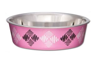 Bella Bowl - Pink Argyle