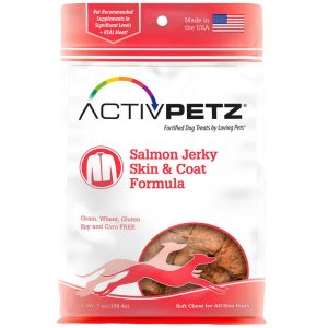 Activpetz - Salmon Jerky Dog Treats (Skin and Coat Formula)